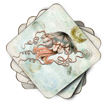 Load image into Gallery viewer, Jellyfish  Coasters - Set of 4 Lightweight Foam, Absorbent Drink Coasters