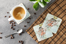 Load image into Gallery viewer, Jellyfish  Coasters - Set of 4 Lightweight Foam, Absorbent Drink Coasters