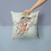 Load image into Gallery viewer, Jellyfish Throw Pillow - 14x14 Decorative Pillow – Art for Your Home &amp; Patio