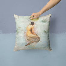 Load image into Gallery viewer, Mermaids and Mermen Throw Pillow - 14x14 Decorative Pillow – Art for Your Home &amp; Patio