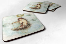 Load image into Gallery viewer, Mermaids and Mermen  Coasters - Set of 4 Lightweight Foam, Absorbent Drink Coasters