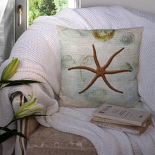 Load image into Gallery viewer, Starfish Throw Pillow - 14x14 Decorative Pillow – Art for Your Home &amp; Patio