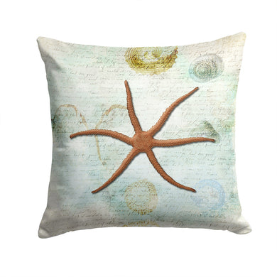 Starfish Throw Pillow - 14x14 Decorative Pillow – Art for Your Home & Patio