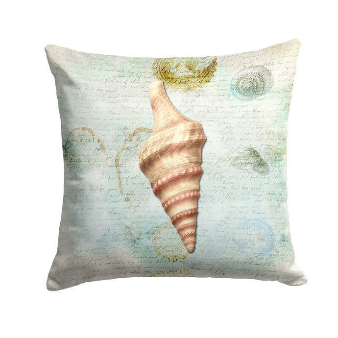 Shells Throw Pillow - 14x14 Decorative Pillow – Art for Your Home & Patio