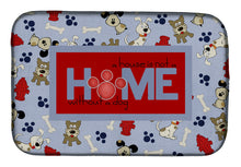 Load image into Gallery viewer, A House is not a home without a dog Dish Drying Mat – Absorbent, Artistic Kitchen Essentials SB3052DDM