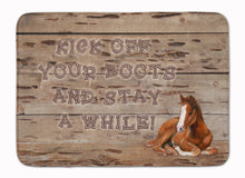 Load image into Gallery viewer, Kick off your boots and stay a while Machine Washable Memory Foam Mat SB3064RUG