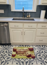 Load image into Gallery viewer, I cook with wine Machine Washable Memory Foam Mat SB3069RUG