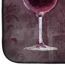 Load image into Gallery viewer, Three Glasses of Wine Purple Dish Drying Mat – Absorbent, Artistic Kitchen Essentials SB3073DDM