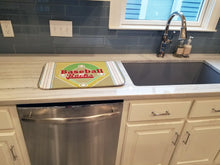 Load image into Gallery viewer, Baseball Rules Dish Drying Mat – Absorbent, Artistic Kitchen Essentials SB3077DDM