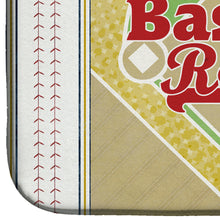 Load image into Gallery viewer, Baseball Rules Dish Drying Mat – Absorbent, Artistic Kitchen Essentials SB3077DDM