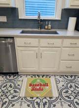 Load image into Gallery viewer, Baseball Rules Machine Washable Memory Foam Mat SB3077RUG