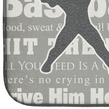 Load image into Gallery viewer, Baseball is Life Dish Drying Mat – Absorbent, Artistic Kitchen Essentials SB3078DDM