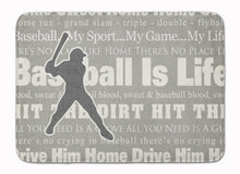 Load image into Gallery viewer, Baseball is Life Machine Washable Memory Foam Mat SB3078RUG