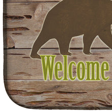 Load image into Gallery viewer, Welcome to the Cabin Dish Drying Mat – Absorbent, Artistic Kitchen Essentials SB3081DDM