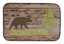 Load image into Gallery viewer, Welcome to the Cabin Dish Drying Mat – Absorbent, Artistic Kitchen Essentials SB3081DDM