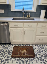 Load image into Gallery viewer, Welcome to the Ranch with the Cow and Baby Machine Washable Memory Foam Mat SB3084RUG