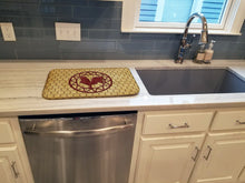 Load image into Gallery viewer, Rooster Chicken Coop Dish Drying Mat – Absorbent, Artistic Kitchen Essentials SB3085DDM