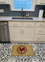 Load image into Gallery viewer, Rooster Chicken Coop Machine Washable Memory Foam Mat SB3085RUG