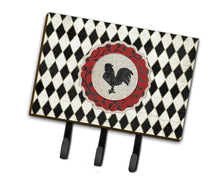 Load image into Gallery viewer, Rooster Harlequin Black and white Leash or Key Holder SB3086TH68