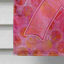Load image into Gallery viewer, Artsy Breast Cancer Pink Ribbon Flag Canvas House Size SB3094CHF