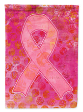 Load image into Gallery viewer, Artsy Breast Cancer Pink Ribbon Flag Canvas House Size SB3094CHF