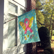 Load image into Gallery viewer, Hope Angel Breast Cancer Pink Ribbon Flag Canvas House Size SB3095CHF