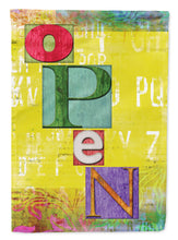 Load image into Gallery viewer, Artsy OPEN Flag Canvas House Size SB3096CHF
