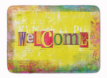 Load image into Gallery viewer, Artsy Welcome Machine Washable Memory Foam Mat SB3097RUG