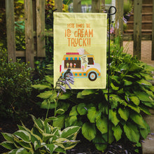 Load image into Gallery viewer, Here comes the ice cream truck Garden Flag – Decorative Outdoor Yard Flag SB3107GF