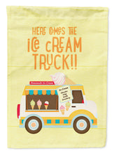 Load image into Gallery viewer, Here comes the ice cream truck Garden Flag – Decorative Outdoor Yard Flag SB3107GF