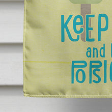 Load image into Gallery viewer, Keep calm and eat popsicles Flag Canvas House Size SB3108CHF