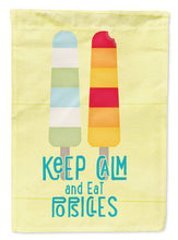 Load image into Gallery viewer, Keep calm and eat popsicles Flag Canvas House Size SB3108CHF