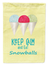 Load image into Gallery viewer, Keep calm and eat snowballs Garden Flag - Outdoor Decorative Yard Flag SB3109GF