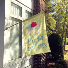 Load image into Gallery viewer, Keep calm and eat snow cones Flag Canvas House Size SB3110CHF