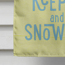 Load image into Gallery viewer, Keep calm and eat snow cones Flag Canvas House Size SB3110CHF