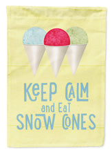 Load image into Gallery viewer, Keep calm and eat snow cones Flag Canvas House Size SB3110CHF