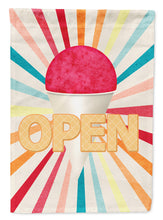 Load image into Gallery viewer, Snowball Snow cone stand Open Garden Flag - Outdoor Decorative Yard Flag