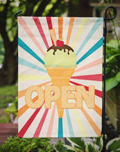 Load image into Gallery viewer, Ice Cream shop or stand Open Garden Flag – Decorative Outdoor Yard Flag SB3113GF