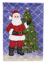 Load image into Gallery viewer, Santa Claus and Christmas Tree Flag Canvas House Size SB3114CHF