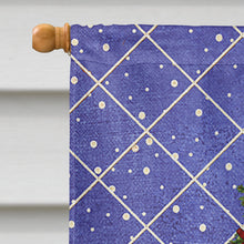 Load image into Gallery viewer, Christmas Tree Blue Flag Canvas House Size SB3117CHF