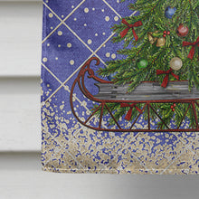 Load image into Gallery viewer, Christmas Tree Blue Flag Canvas House Size SB3117CHF
