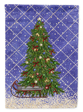 Load image into Gallery viewer, Christmas Tree Blue Flag Canvas House Size SB3117CHF