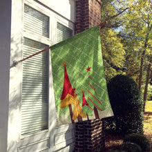 Load image into Gallery viewer, Folk Art Christmas Trees Flag Canvas House Size SB3119CHF
