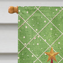 Load image into Gallery viewer, Folk Art Christmas Trees Flag Canvas House Size SB3119CHF