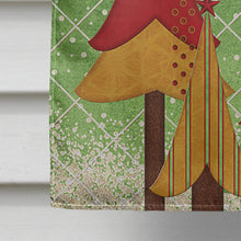 Load image into Gallery viewer, Folk Art Christmas Trees Flag Canvas House Size SB3119CHF