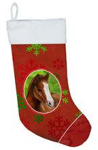 Load image into Gallery viewer, Horse Foal Red Snowflakes Holiday Christmas  Christmas Stocking SB3120-CS