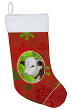 Load image into Gallery viewer, Baby Calf Red Snowflakes Holiday Christmas  Christmas Stocking SB3122-CS