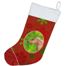 Load image into Gallery viewer, Horse Red Snowflakes Holiday Christmas  Christmas Stocking SB3123-CS
