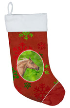 Load image into Gallery viewer, Horse Red Snowflakes Holiday Christmas  Christmas Stocking SB3123-CS
