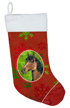 Load image into Gallery viewer, Horse Red Snowflakes Holiday Christmas  Christmas Stocking SB3124-CS